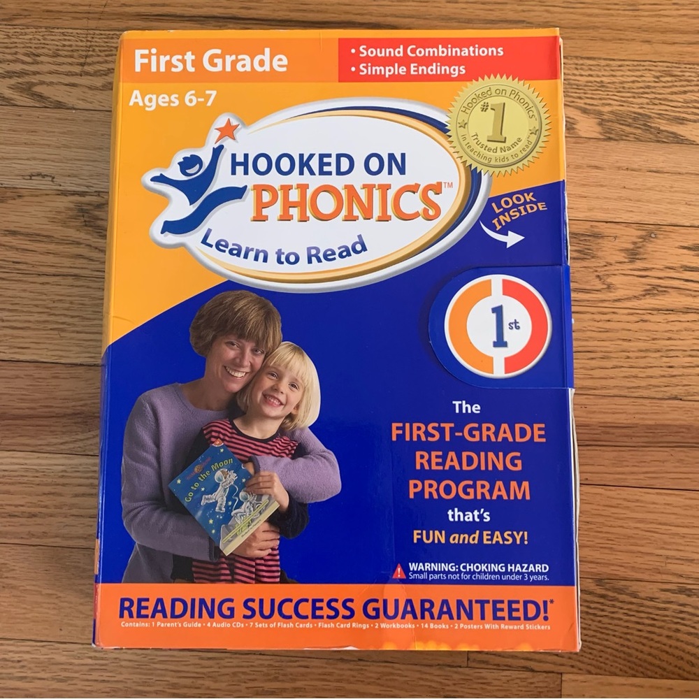 Hooked on Phonics 1st Grade Reading Program Ages 6-7